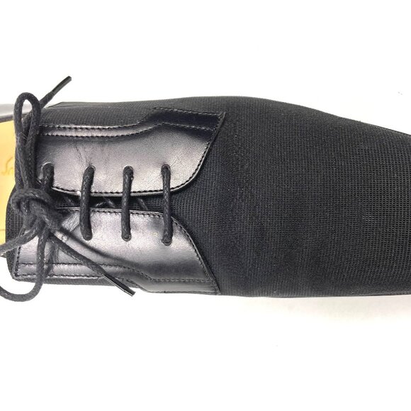 Salvatore Ferragamo Women's Loafers Leather/Fabric Black DP5032B Size 9B - Picture 10 of 13